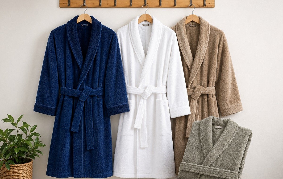 Luxury hotel and spa bath robes
