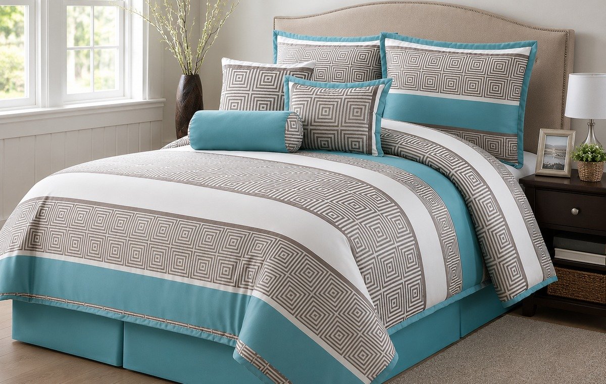 Premium patterned bed linen